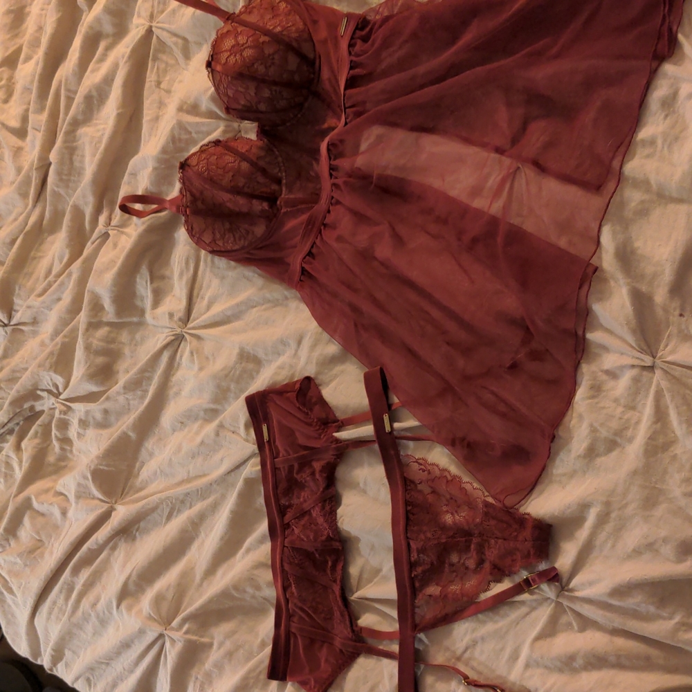 BRAND NEW without tags 3-piece lingerie set
